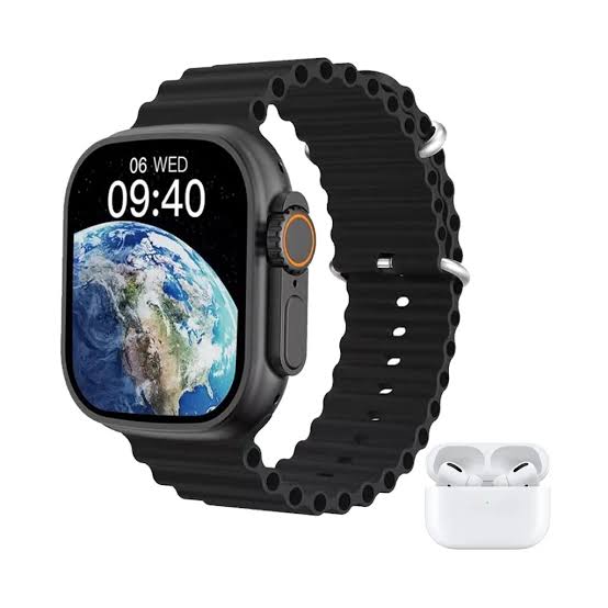 پک کامل ساعت هوشمند ۷دستبنده با ایرپاد پرو Kw52 ultra3 max