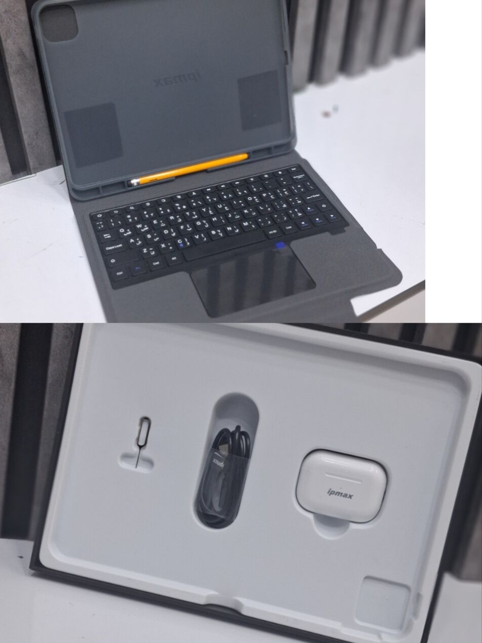 تبلت لب تاب شو اورجینال شرکت معتبر ipmax مدل Mega  با حافظه داخلی ۲۵۶ گیگ واقعی و رام ۸ و صفحه نمایش ۱۱ اینچ