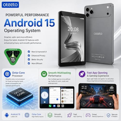 خرید تبلت Oteeto TAB82 Pro | رم ۴ و حافظه ۶۴ گیگابایت