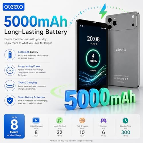 خرید تبلت Oteeto TAB82 Pro | رم ۴ و حافظه ۶۴ گیگابایت